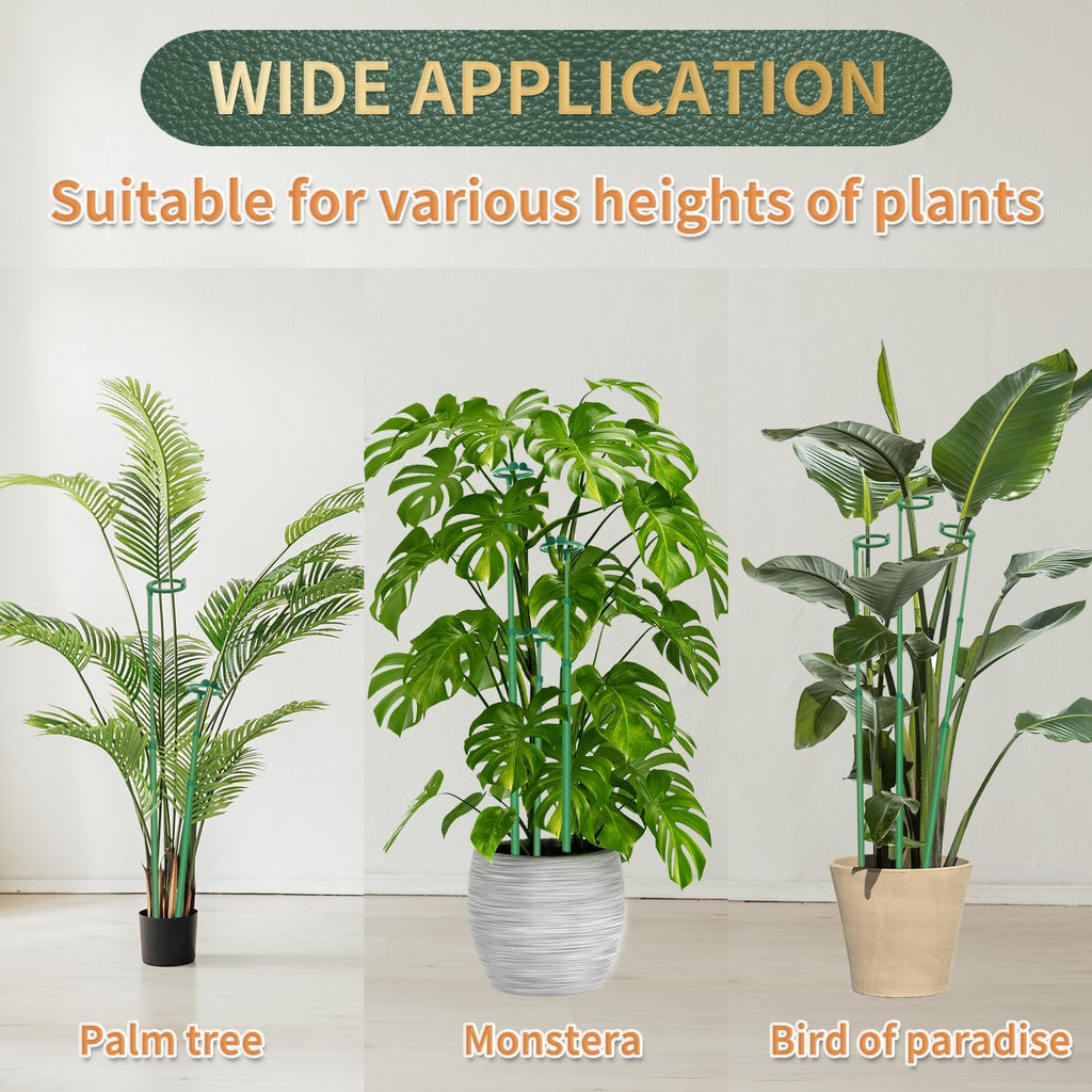 **Telescoping Plant Stakes by [Brand Name] - Adjustable 17.9" to 42.3" Support for Monstera, Orchids & Vines**
