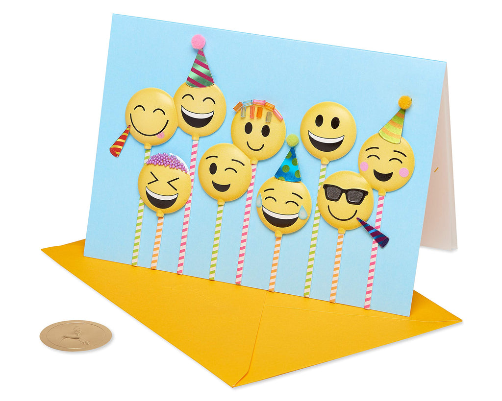 Papyrus Birthday Card for Kids (Only Happy Faces)