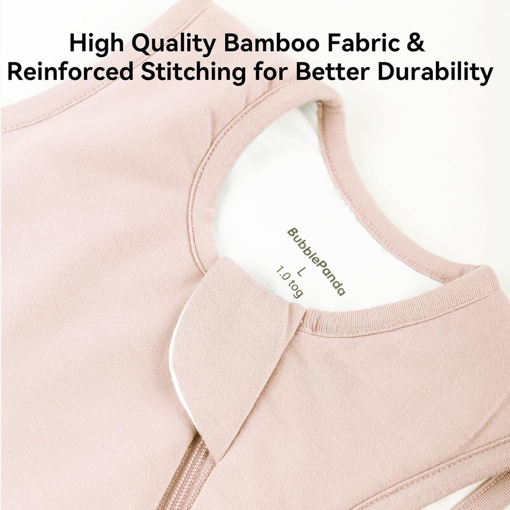 BubblePanda Bamboo Sleep Sack - Soft Quilted 2.5 Tog Winter Toddler Blanket | 6-12 Months