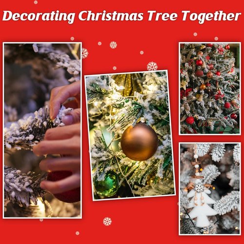 Christmas Flocking Powder - 10 lbs Self-Adhesive Snow Flock for Holiday Decor | Perfect for Trees & Crafts