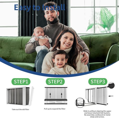 AprilAire 413 Replacement Filter - MERV 11 Whole House Air Purifier Filter | 16x25x4 Inches (2 Pack)