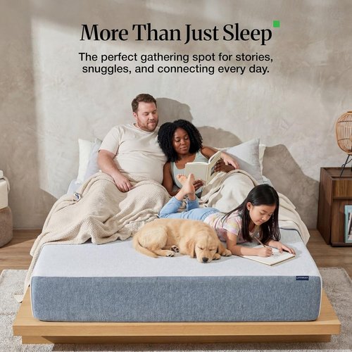 LIFEMENT Queen 12-Inch Graphite Memory Foam Mattress - Medium Firm, Temperature Regulating, CertiPUR-US & Oeko-TEX Certified, 80''L x 60''W