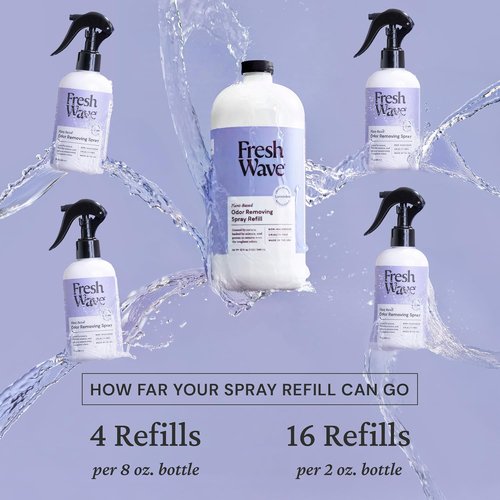 Fresh Wave Lavender Odor Eliminator Spray - Air Freshener Refill, 32 Fl. Oz.