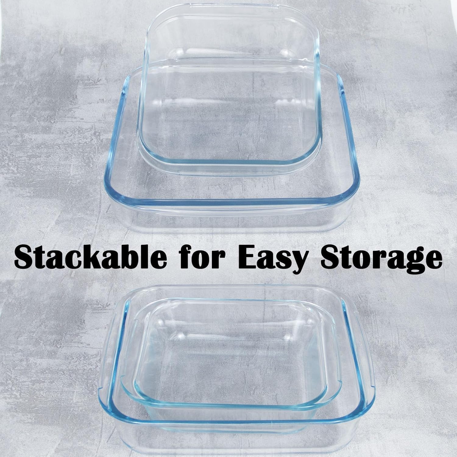 Skiennix Small Glass Baking Dish - 8.6-Inch Casserole Dish for Oven | Durable & Versatile