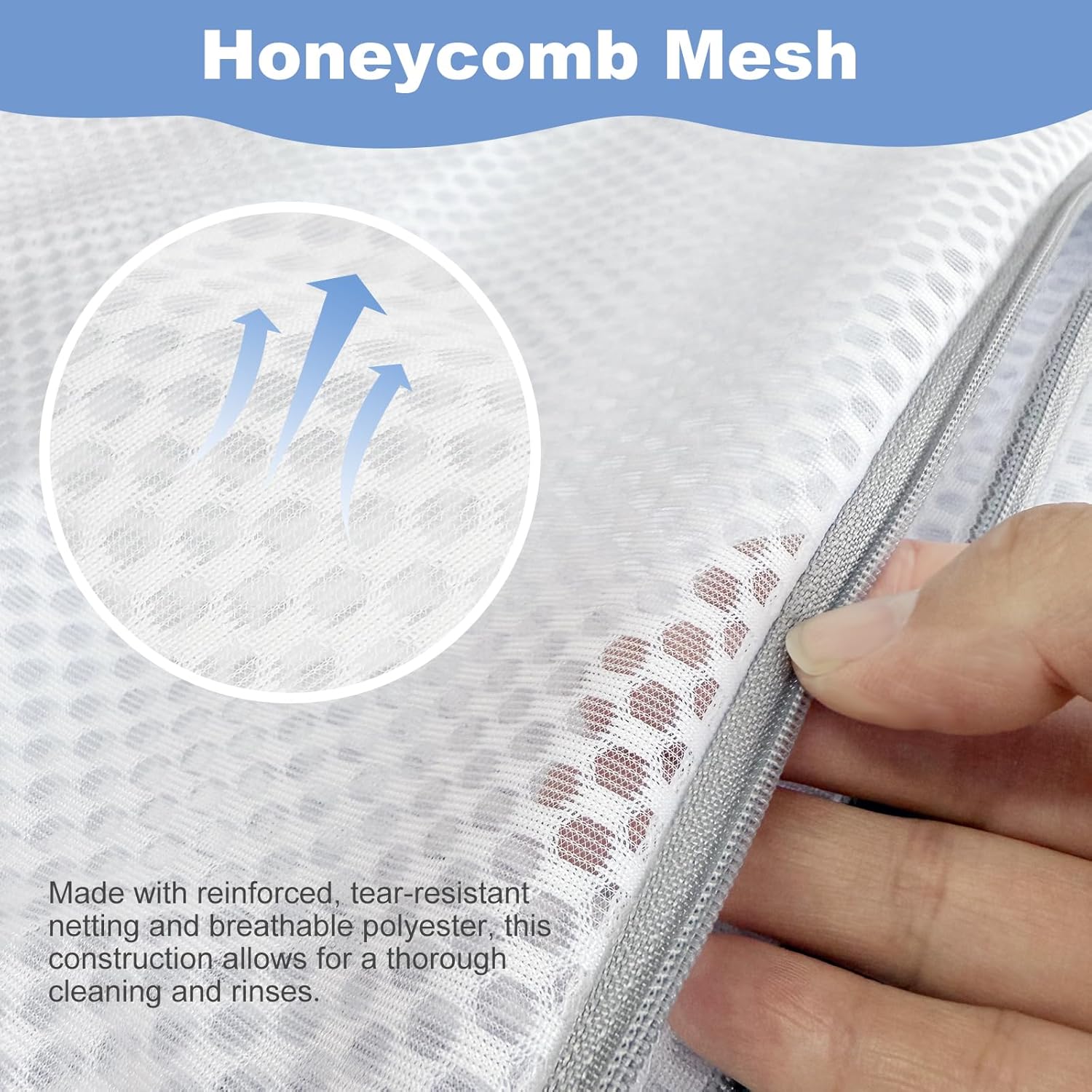 Mesh Laundry Bags by [Brand Name] - Extra Durable Wash Bags for Delicates | 12 x 16 in, 4-Pack