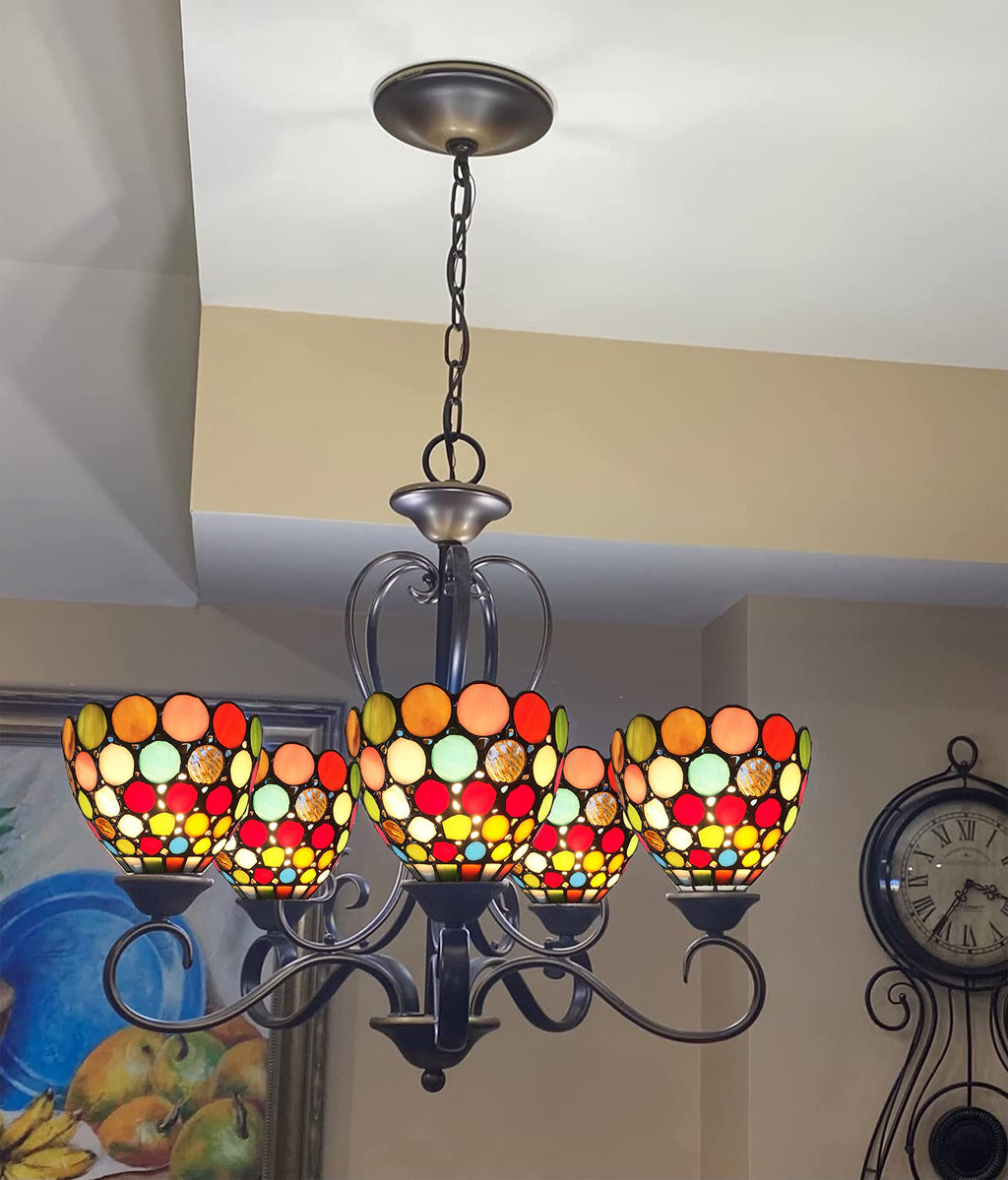 HMJ80021-Tiffany lamp Shade-Church Glass Shade