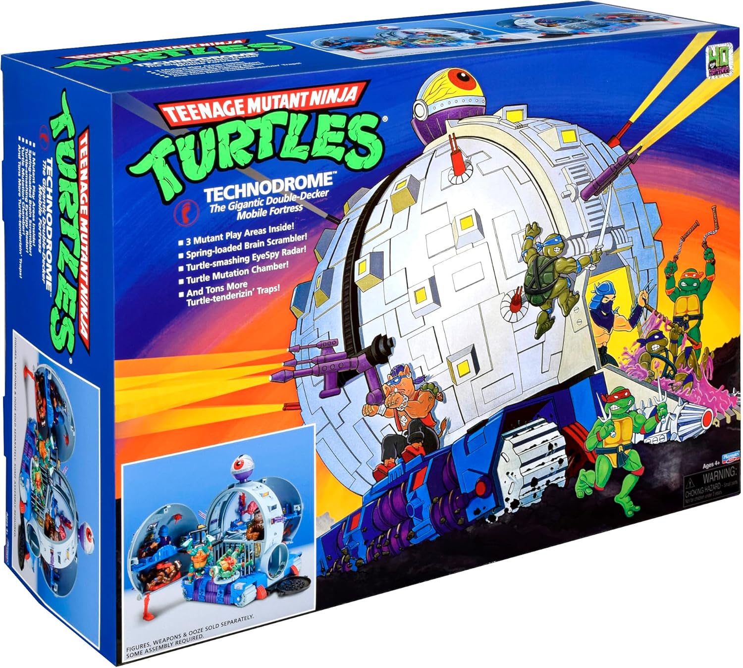 Teenage Mutant Ninja Turtles Classic Technodrome Playset - Ultimate Action Figure Adventure