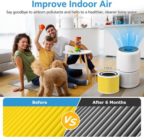LEVOIT Core 300 Pet Care Replacement Filter - 2 Pack for Enhanced Air Purification