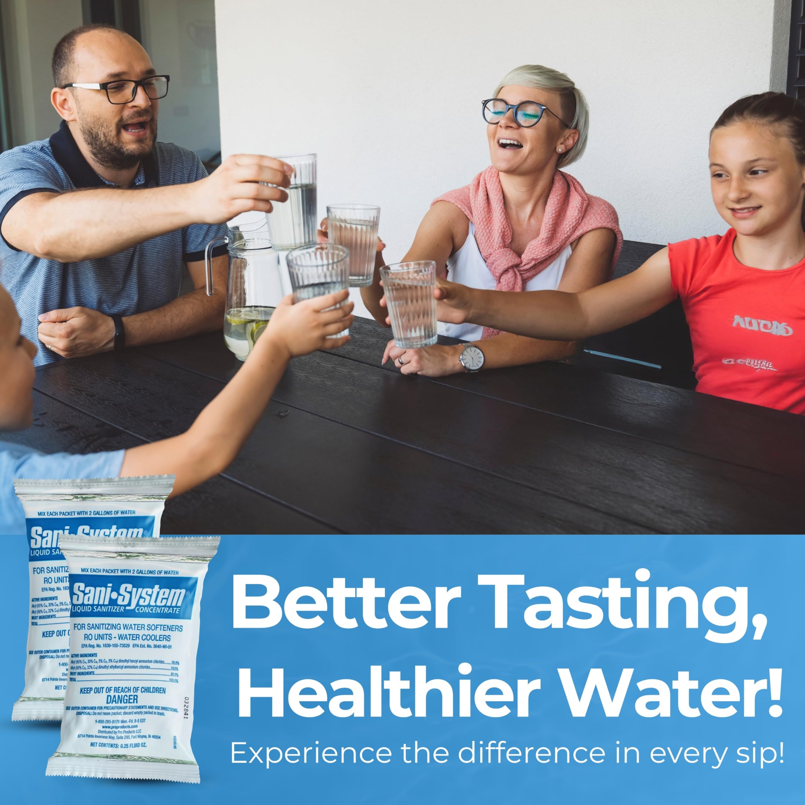 IPW Industries, Inc. - Sani System (SS24N) Liquid Cleaner for Reverse Osmosis (RO) System, Cooler, Whole House Water Softener and Home Improvement