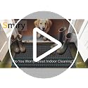 Smiry Natural Rubber Front Door Mat - Non-Slip Low-Profile Entrance Mat, Black
