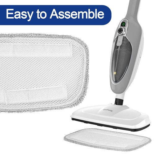 GorFanty 2 Packs Steam Mop Cloth Fits Steam Mop GF-6610 Washable, Reusable, Highly Absorbent Microfiber Steam Mop Pads Steam Mop Replacement Pads.