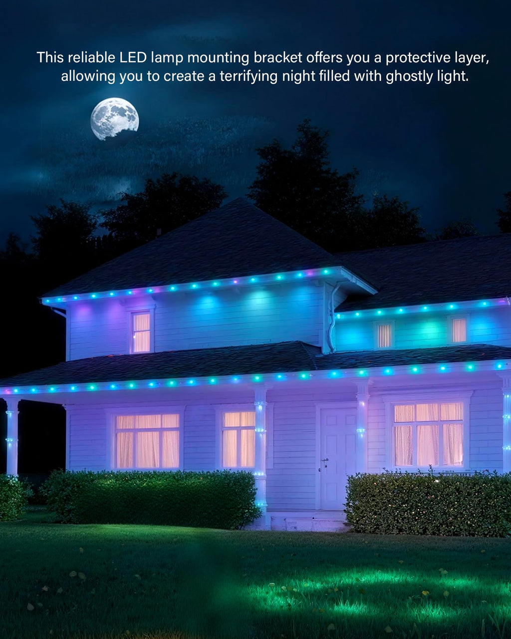 Light Clips for Govee Outdoor Lights (Model H705 ABCDEF) It is an Ideal Solution to Replace 3M Adhesive Tape. Easy to Install, it Comes with 40 Brackets and 80 Screws