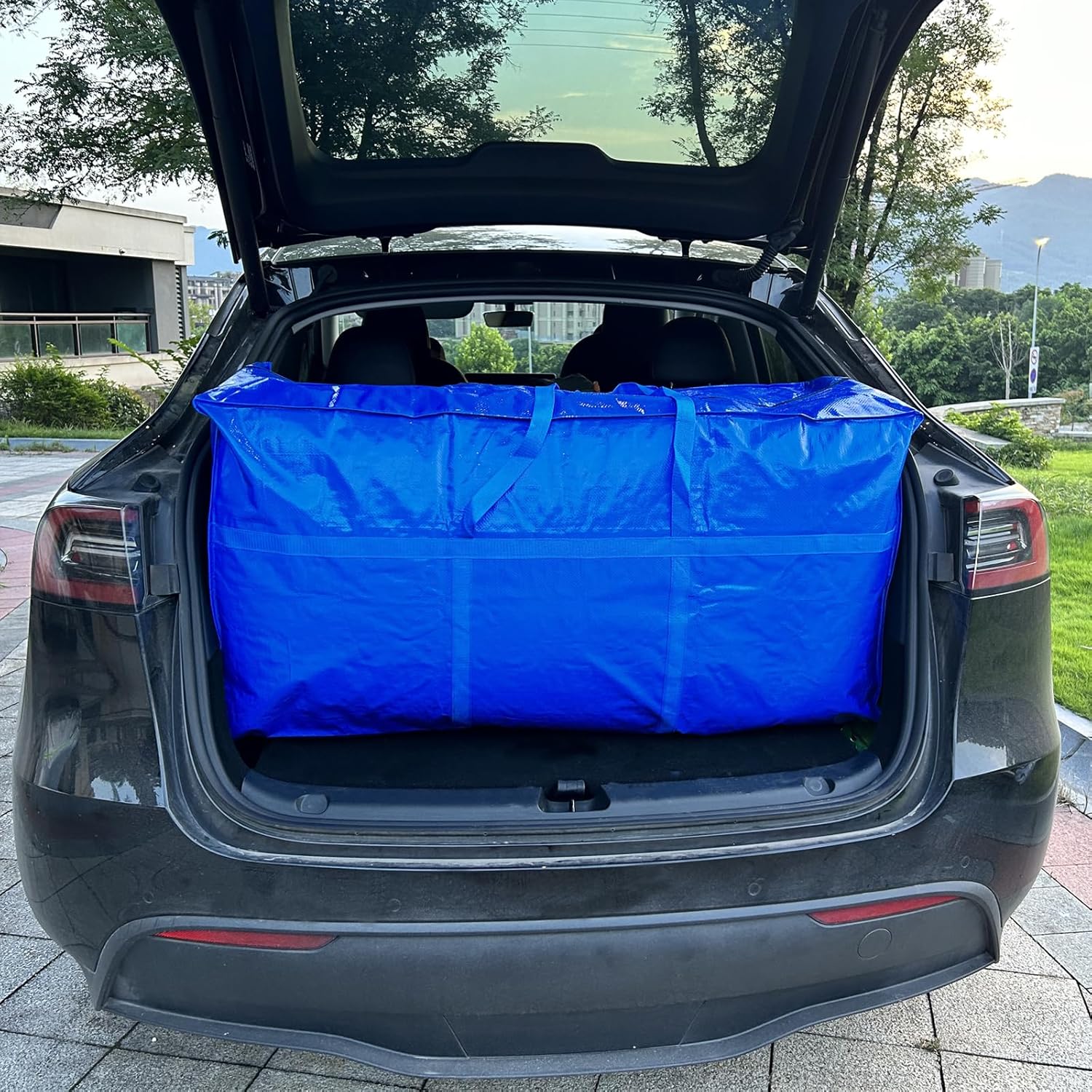 Skiennix 66 Gallon Extra Large Storage Bags - Heavy Duty Waterproof Duffle Bag with Zipper & Strong Handles for Travel