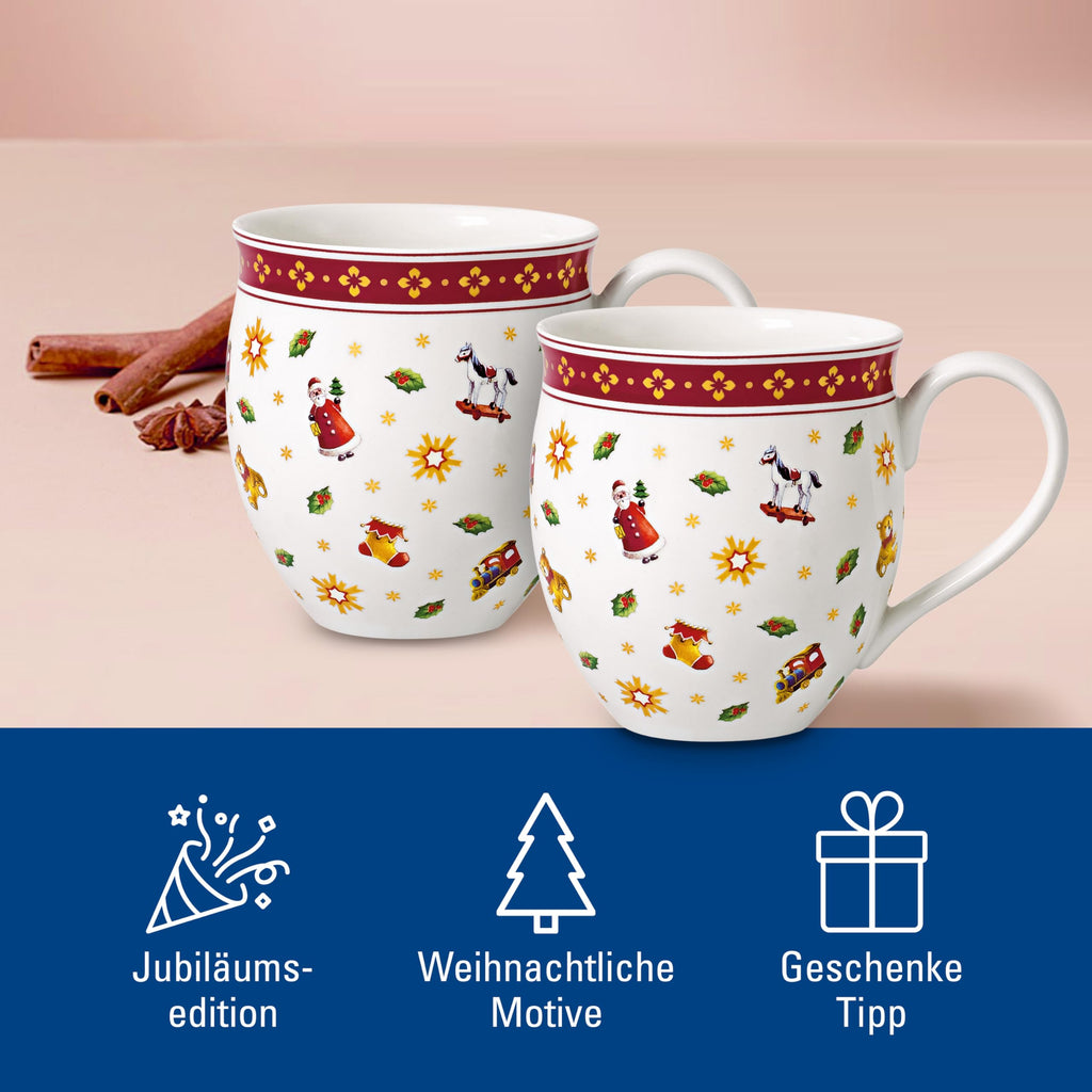 Villeroy & Boch Delight 2-Pieces Mug Set, 2 Count (Pack of 1), White
