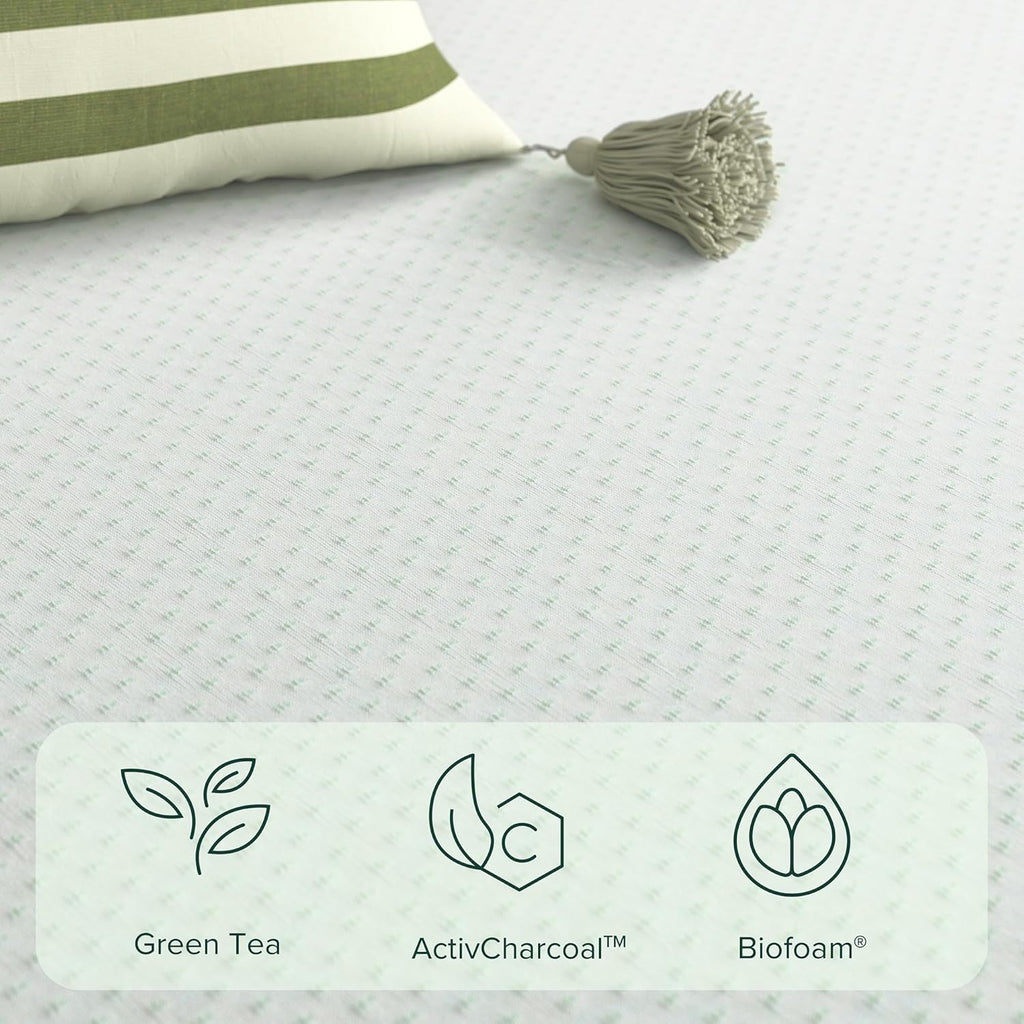 ZINUS Memory Foam Mattress - 8 Inch Green Tea Comfort | Twin XL Size for Ultimate Sleep Quality