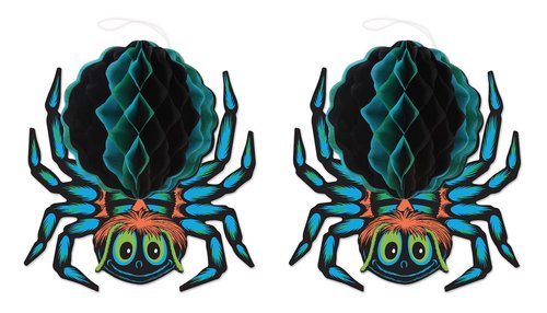 Vintage Halloween Tissue Spider - Pack of 2