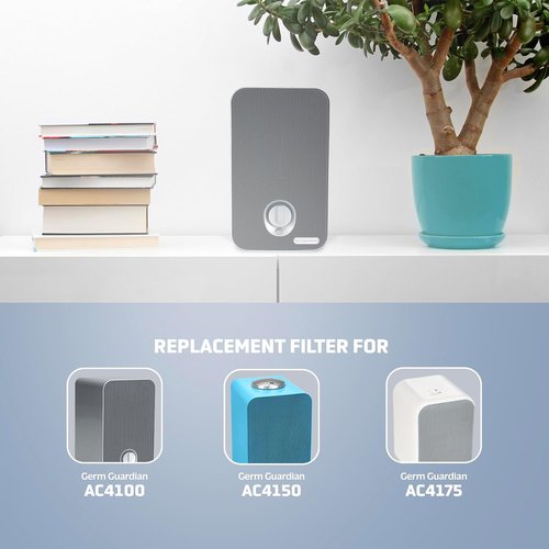 Germ Guardian FLT4100 True HEPA Replacement Filter - Compatible with AC4100 & AC4150 Models