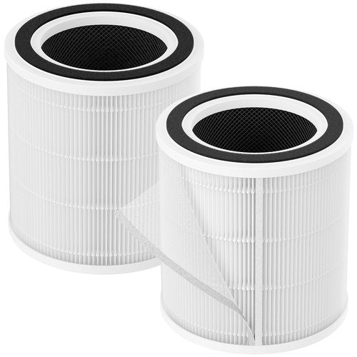 2 Packs H7129 Replacement Filter Accessories for GoveeLife H7129 H7128 Smart Air Cleaner Purifier, 3 Stages Filtration of Nylon Pre-filter,Main Filters and Activated Carbon Filter