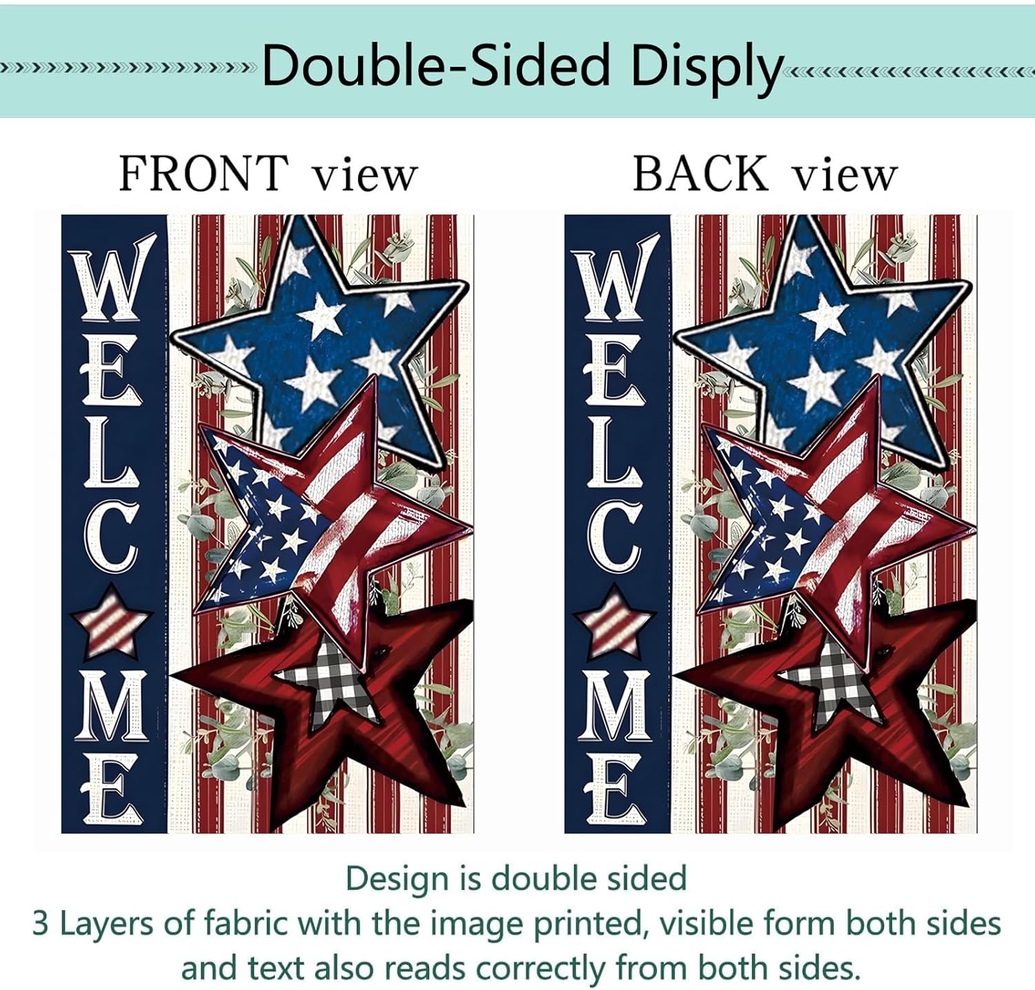 Skiennix Seasonal Garden Flags - Set of 12 Double-Sided 12x18 Inch Yard Flags for Year-Round Decor