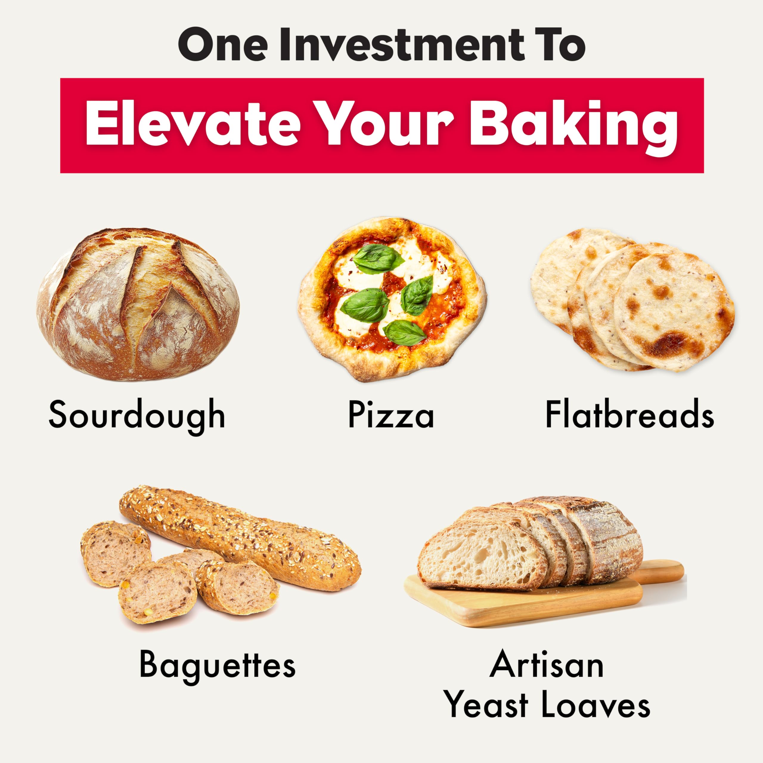 Brod & Taylor Bread Steel Max for Baking Bread & Cooking Pizza (14" x 14" x 0.15")