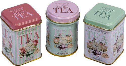 English Teas | Retro Time for Tea Vintage Tin - 70g Premium Loose Leaf Tea