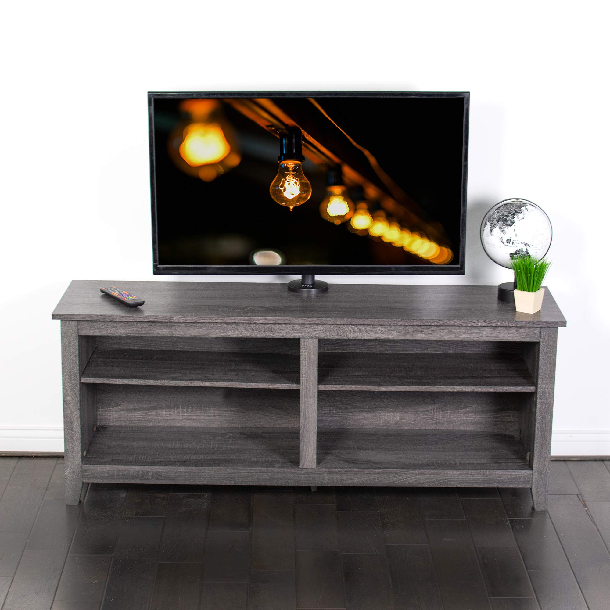 VIVO Swivel Bolt-Down TV Stand for 23 to 43 inch Screens, Desktop VESA Mount, Sturdy Tabletop TV Display STAND-TV00M2
