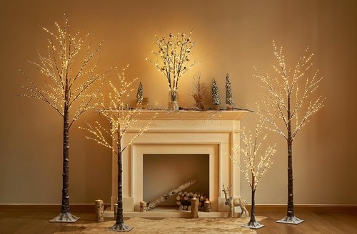 LITBLOOM 6FT Lighted Flocked Christmas Tree - 330 LED Fairy Lights for Indoor/Outdoor Holiday Decor