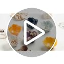 Mecaikru White Ceramic Flower Jewelry Dish - 3.5 in Ring Tray with Gift Box