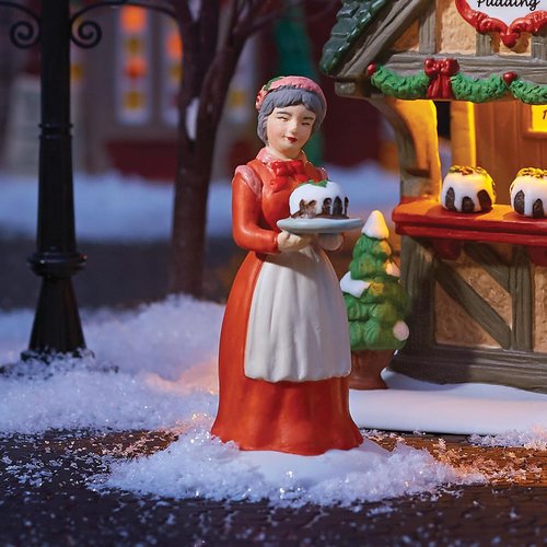 Department 56 Silver Coin Bake Figurine - 2.75 Inch Multicolor Dickens Village Accessory