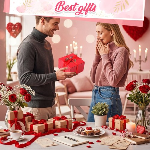 Henoyso 80 Pcs Mother's Day Cupcake Boxes 4 x 4 x 2.5 Inch Valentine Galentine Bakery Treat with Heart PVC Window Individual Cookie Candy Boxes for Gift Giving Party Favor (Pink,Red,Purple)