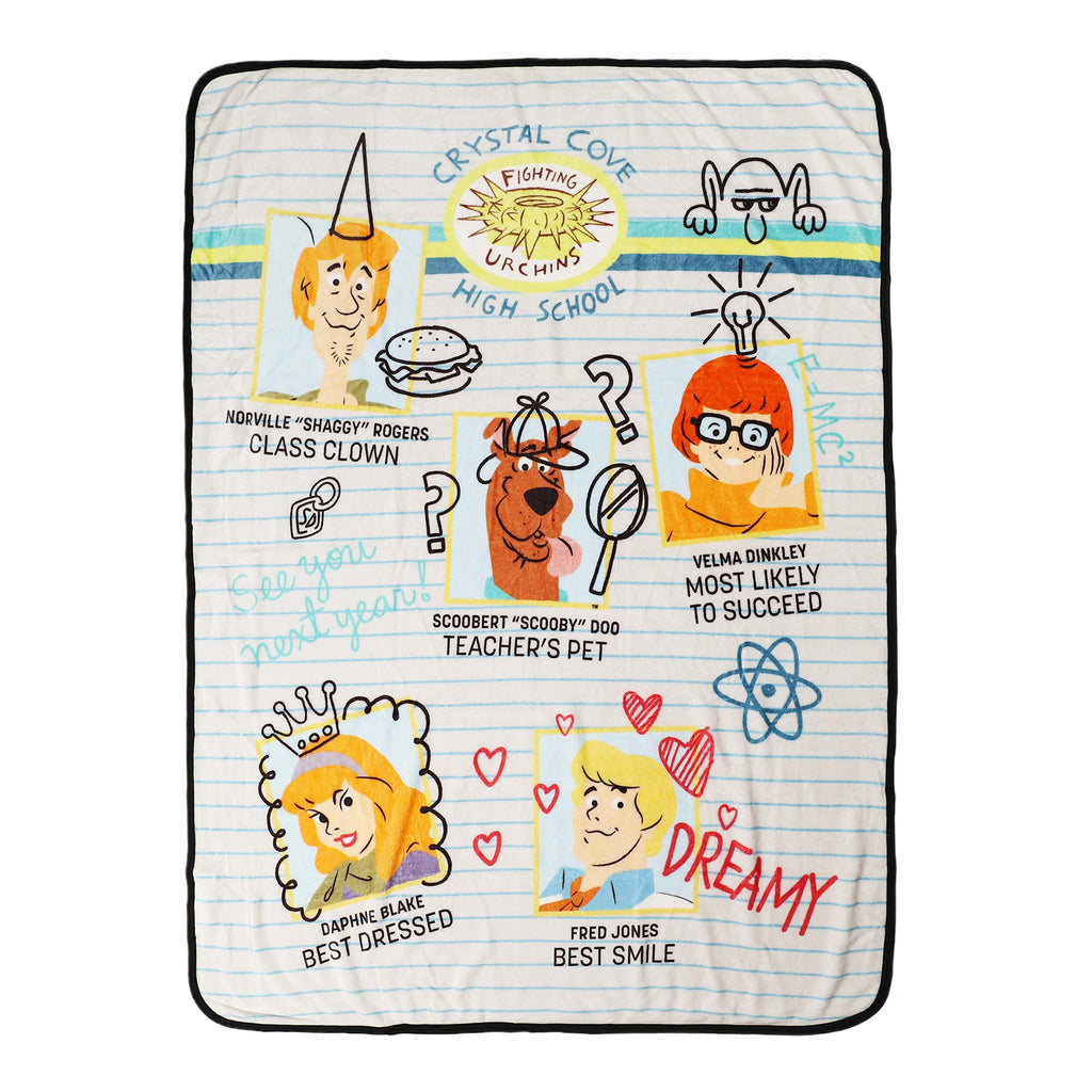 Northwest Scooby Doo Silk Touch Throw Blanket, 46" x 60", GH School Memories