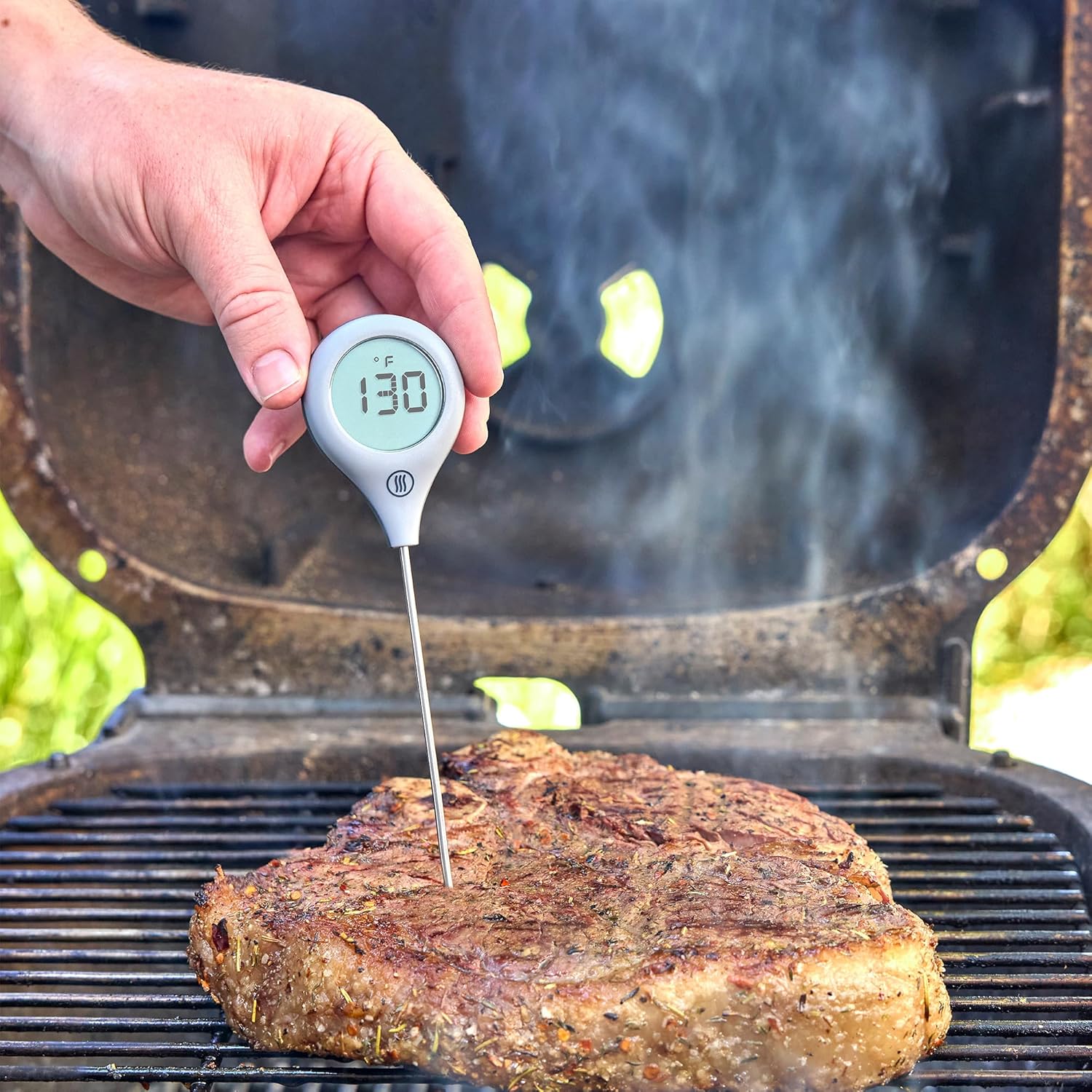 ThermoWorks ThermoPop 2 Instant Read Thermometer - Best Value in Cayenne Pepper Red