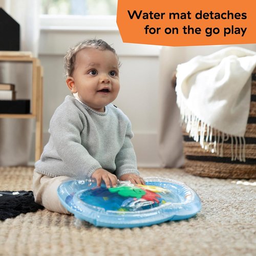 Baby Einstein Ocean Explorers High Chair - Compact Folding Design with Water Mat & 5-Point Harness for Ages 6 Months+