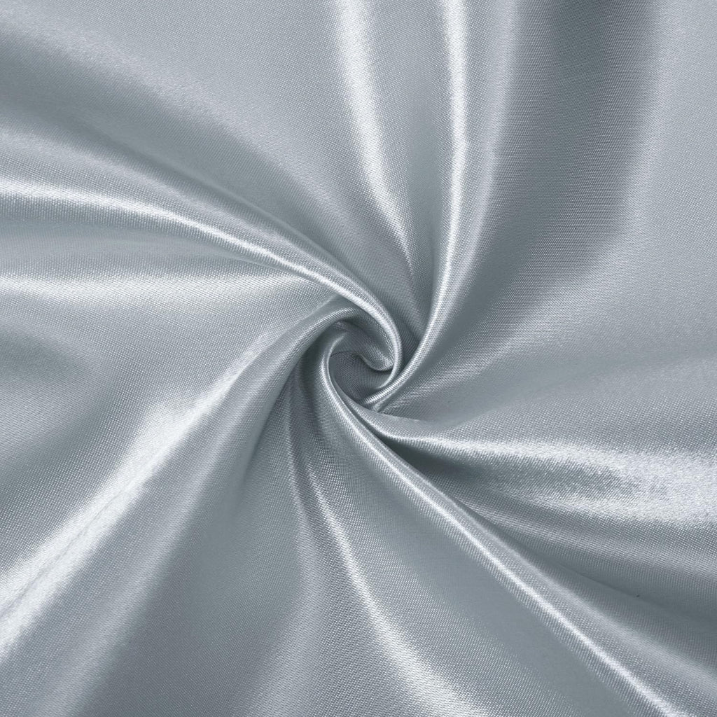 Silver Table Runner by [Brand Name] - 12 Pack, 12x108 Inches, Satin Silk-Like Smooth Decor for Weddings & Parties