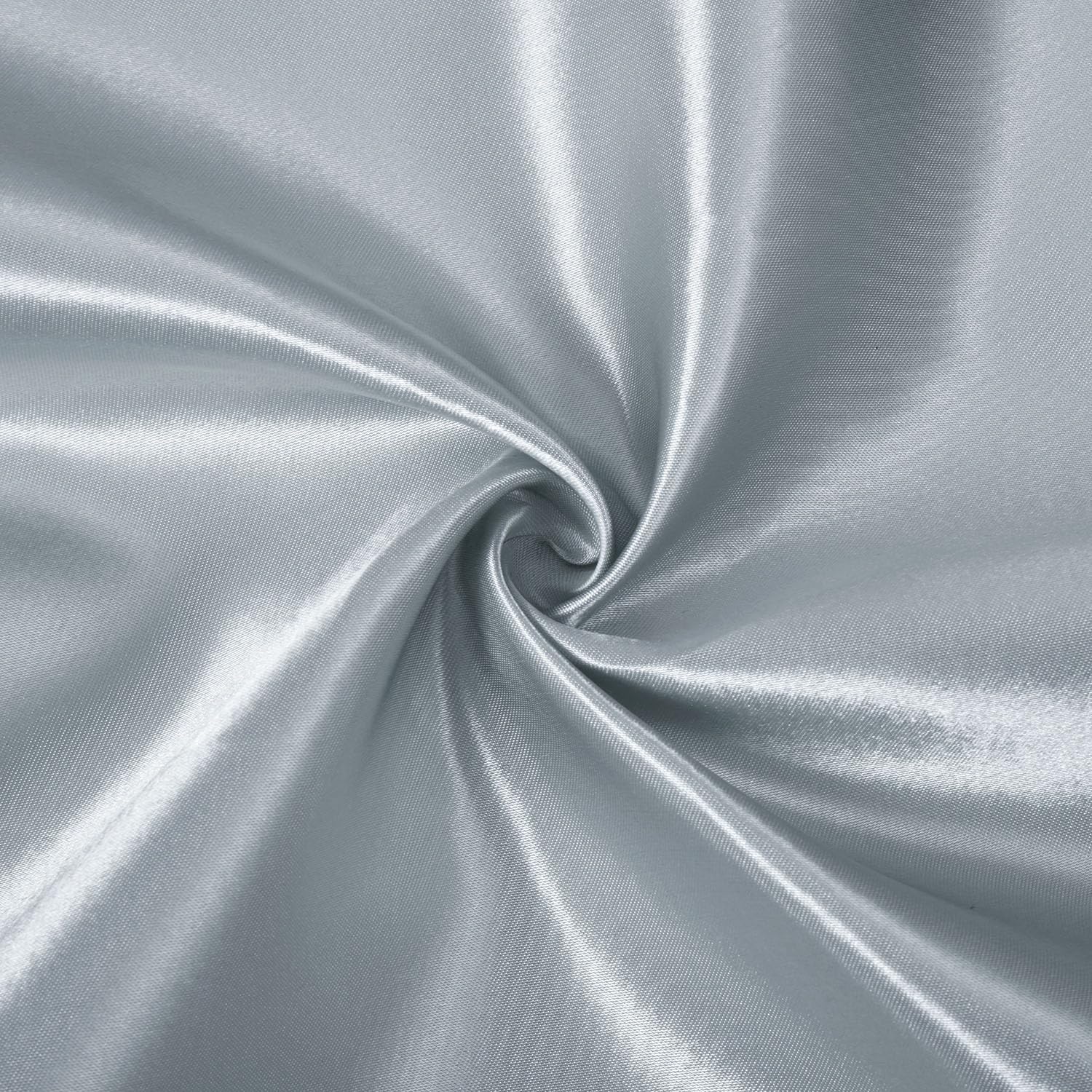 Silver Table Runner by [Brand Name] - 12 Pack, 12x108 Inches, Satin Silk-Like Smooth Decor for Weddings & Parties