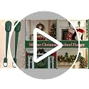 White 16Pcs Christmas Garland Hangers for Mantle Wreath & Stockings Silicone Hooks