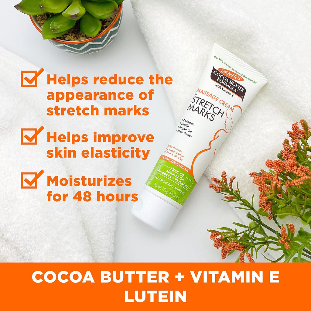 Palmer's Cocoa Butter Formula Pregnancy Skin Care Kit - Stretch Mark & Scar Treatment | 4-Piece Full Size Set