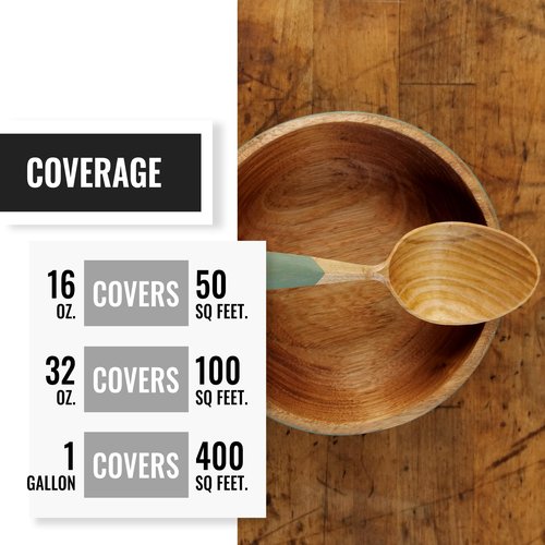 Real Milk Paint, Half and Half, Pure Tung Oil and Orange Peel Oil for Wood Finishing, Cutting Boards, Butcher Blocks, Clay, Stone, and Slate, Food Grade, 32 oz.