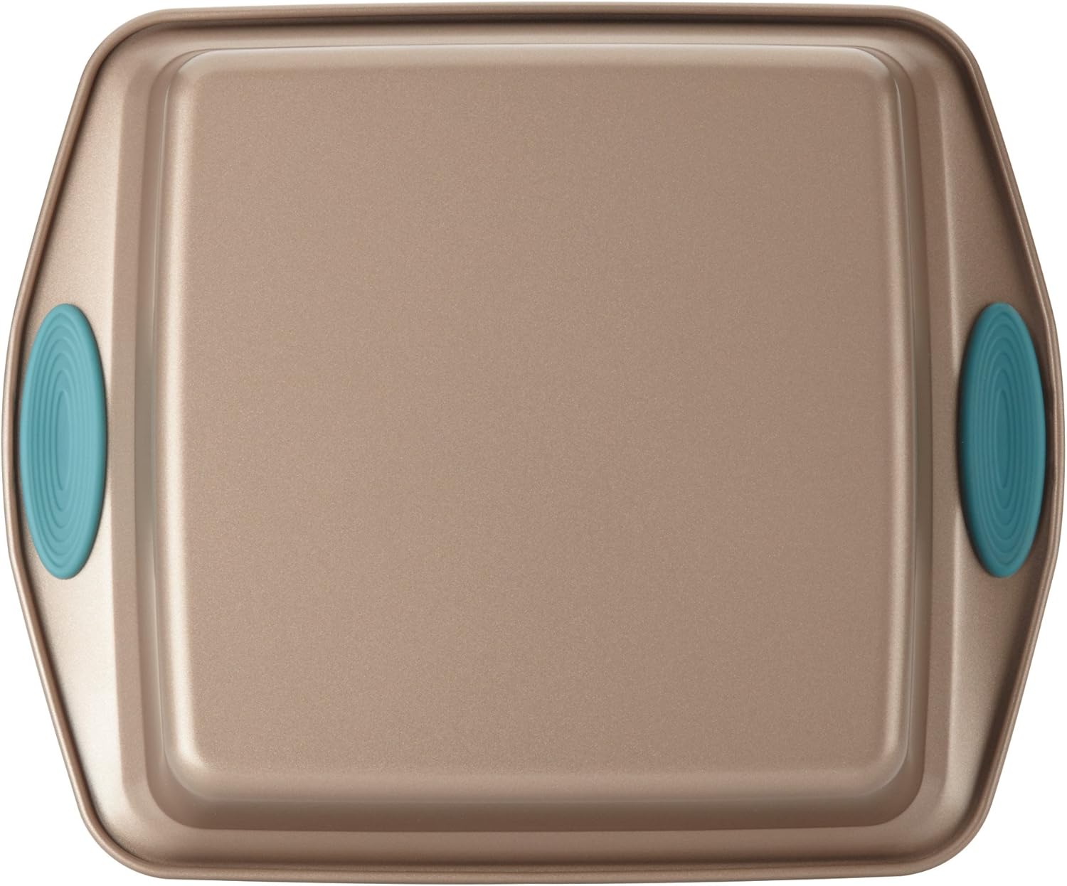 Rachael Ray Cucina Nonstick Baking Pan - 9-Inch Square Cake Pan in Brown | Easy Release & Cleanup