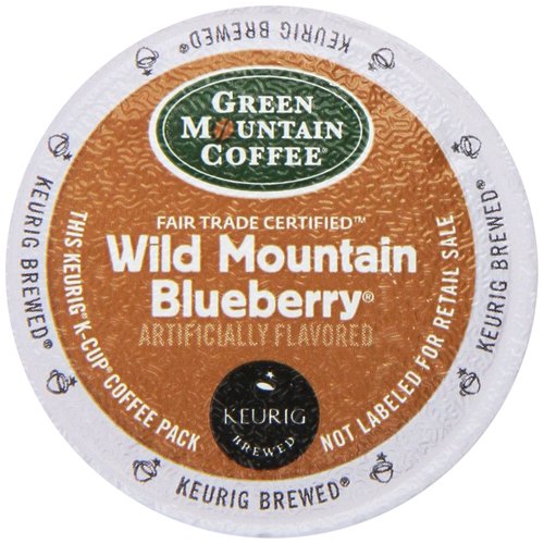 Green Mountain Coffee K-Cup Pods - Wild Mountain Blueberry Flavor | 12-Count Pack