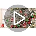 Valery Madelyn Christmas Ornaments Set - Red, Green & White Whimsical Holiday Decorations, 50 pcs