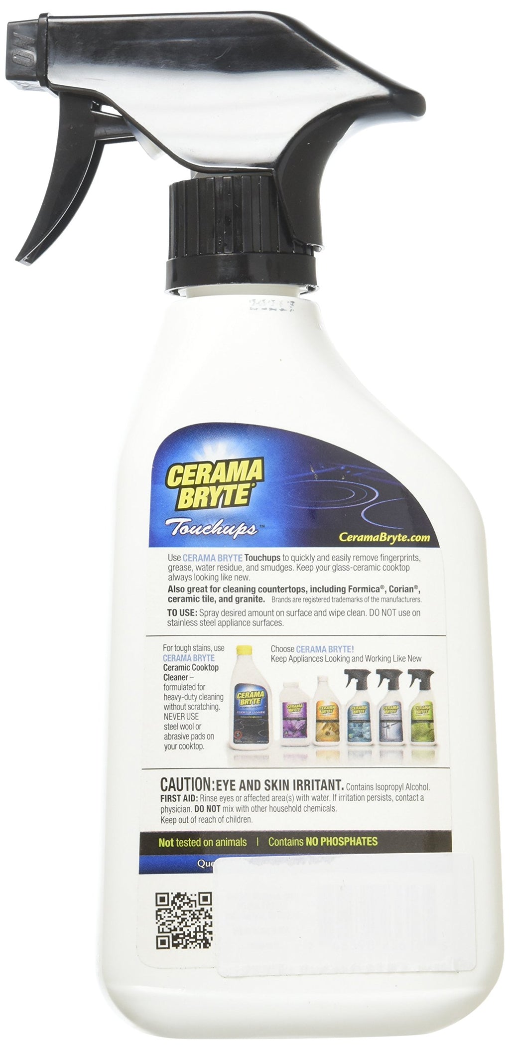 (2 Pack) Cerama Bryte Touchups Ceramic Cooktop Cleaner Trigger Spray, 16 oz. Each