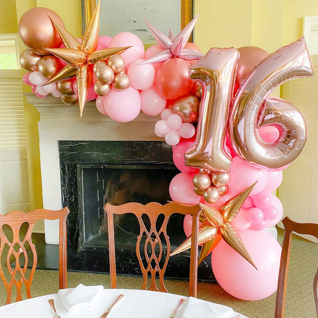 Voircoloria Light Pink Balloon Garland Kit - 90 Pack in Various Sizes for Birthday Parties, Baby Showers & Weddings