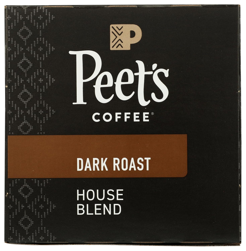 Peet's Coffee House Dark Roast K-Cup Coffee Pods - 10 Pods, Perfect for Keurig Brewers, 4.4 oz