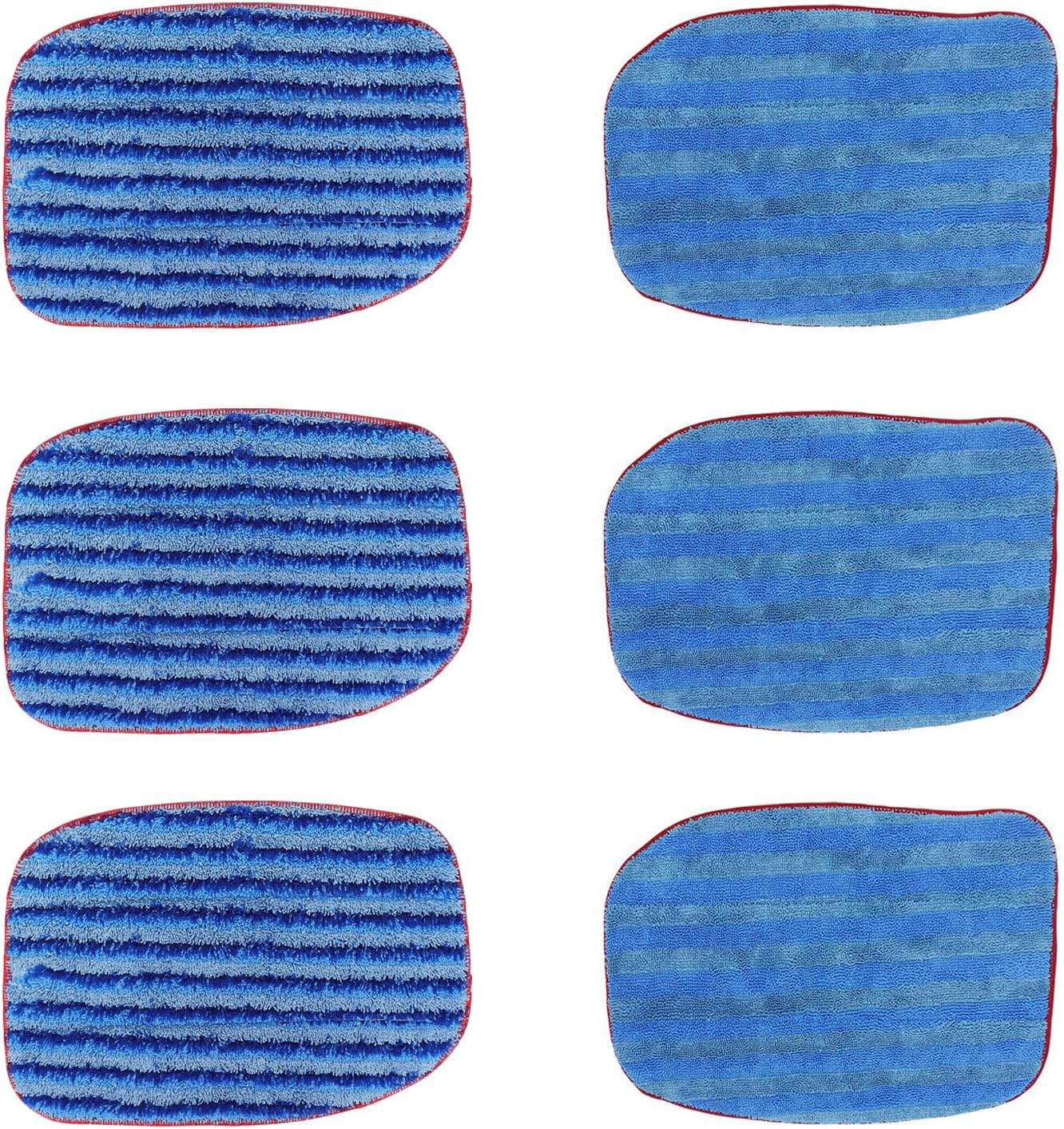 McCulloch Microfiber Steam Mop Pads - 6 Pack Reusable & Washable Replacement for MC1375/MC1385
