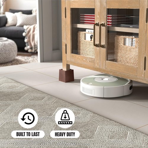 3 Inch Height Heavy Duty Wood Bed Risers – 8 Pack Wood Furniture Risers Extenders for Bed, Sofa&Table, Support Up to 2200lbs, Non-Slip Recessed Hole Furniture Lifts for Storage (Retro Brown Color)
