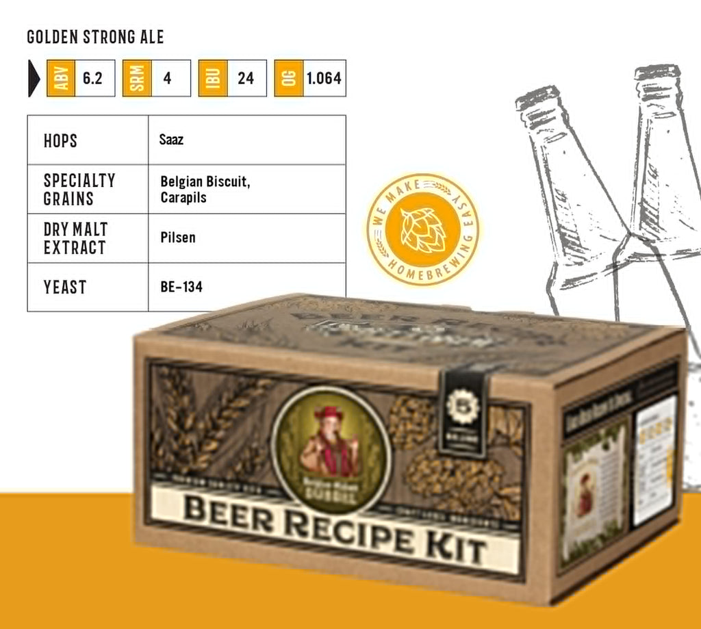 Craft a Brew - Beer Recipe Kit - Belgian Abbey Dubbel - Home Brewing Ingredient Refill - Beer Making Supplies - Includes Hops, Yeast, Malts, Extracts - 5 Gallons
