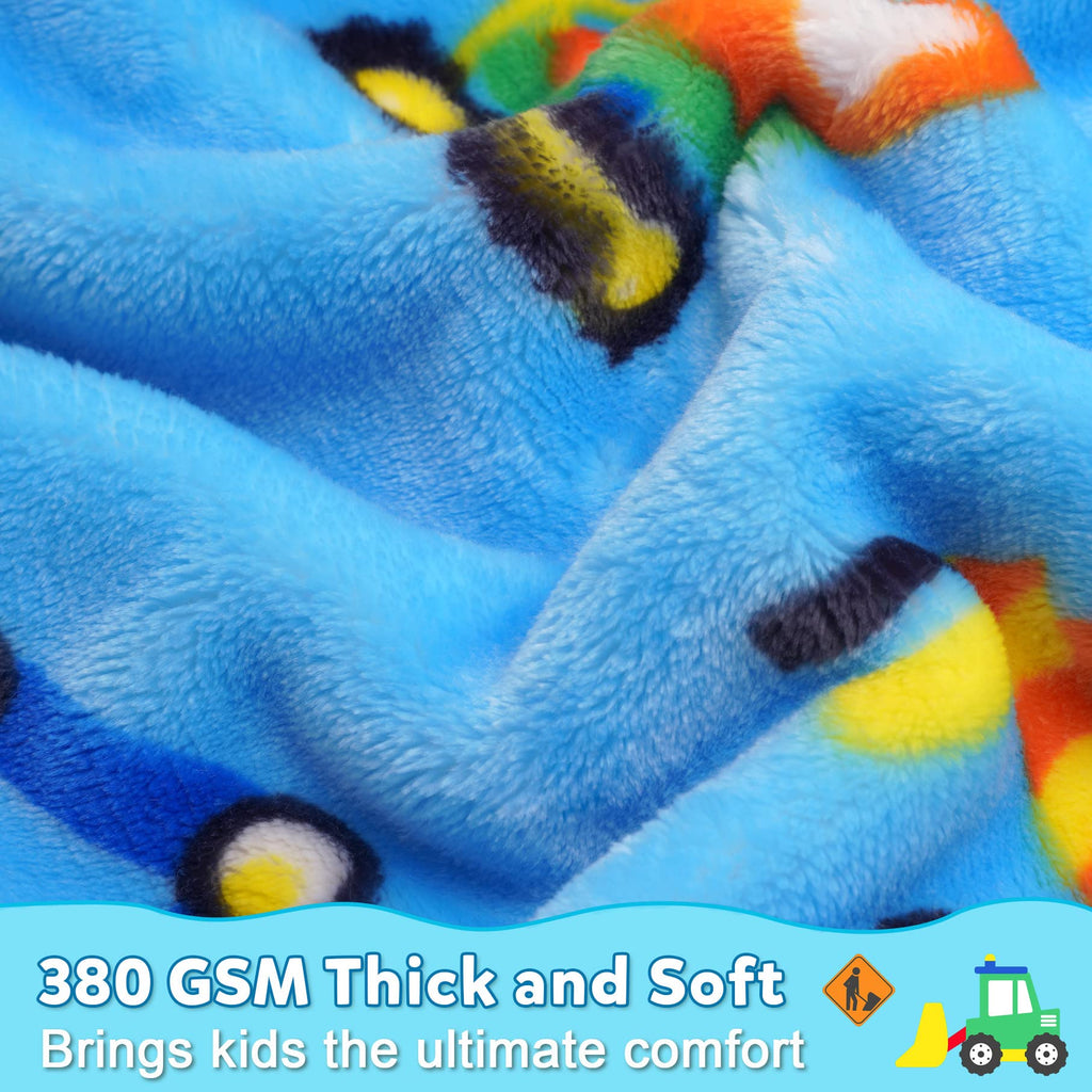 mermaker Rainbow Blanket for Girls and Boys, 380 GSM Pink Rainbow Blankets for Kids, Cartoon Cute Rainbow Toddler Blankets for Baby, Soft Fleece Baby Blanket for Crib and Stroller (30x40 inches)