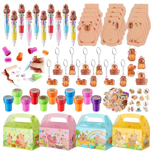 Vanblue Capybara Party Favors Birthday Decorations Party Supplies Pinata Fillers Goodie Bags Stuffers Gifts Prizes Goodie Gift Treat Boxes