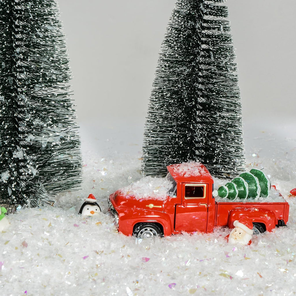 Skiennix Christmas Fake Snow - 8.8 oz Sparkling Powder for Holiday Decorations & DIY Crafts